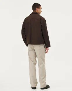 Noyoco Vestes, Manteaux-Holar Brown Wool Jacket Marron