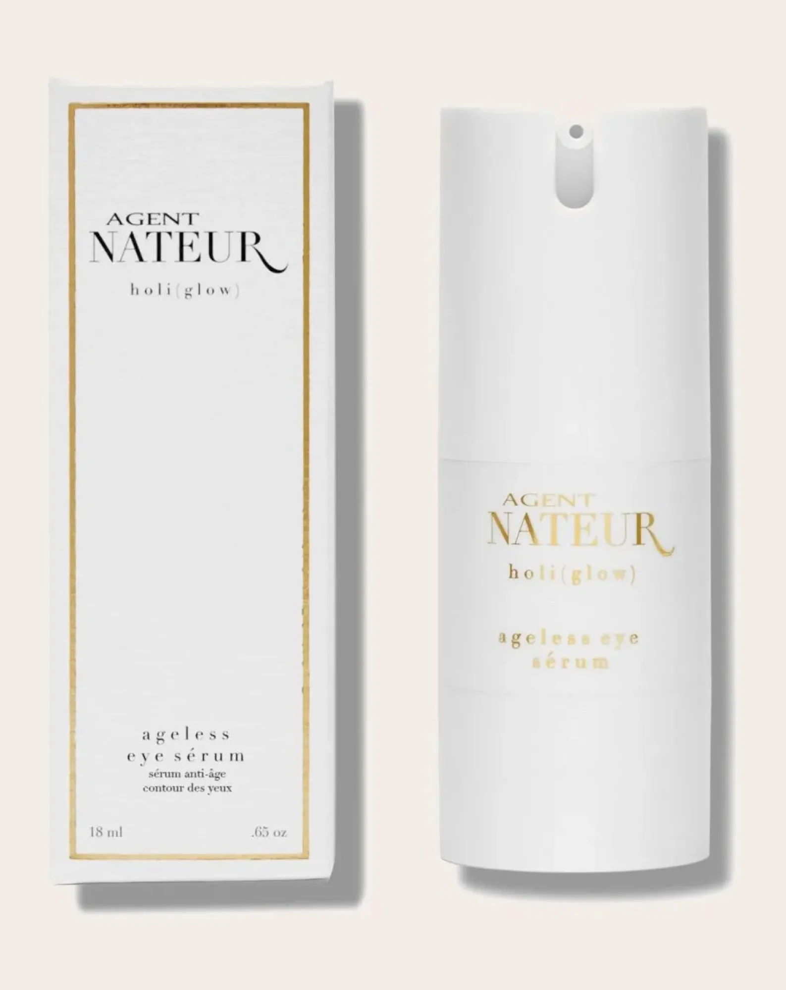 Agent Nateur Soins Du Visage-Holi (Glow) Ageless Eye Serum - 18 ml Non teinté