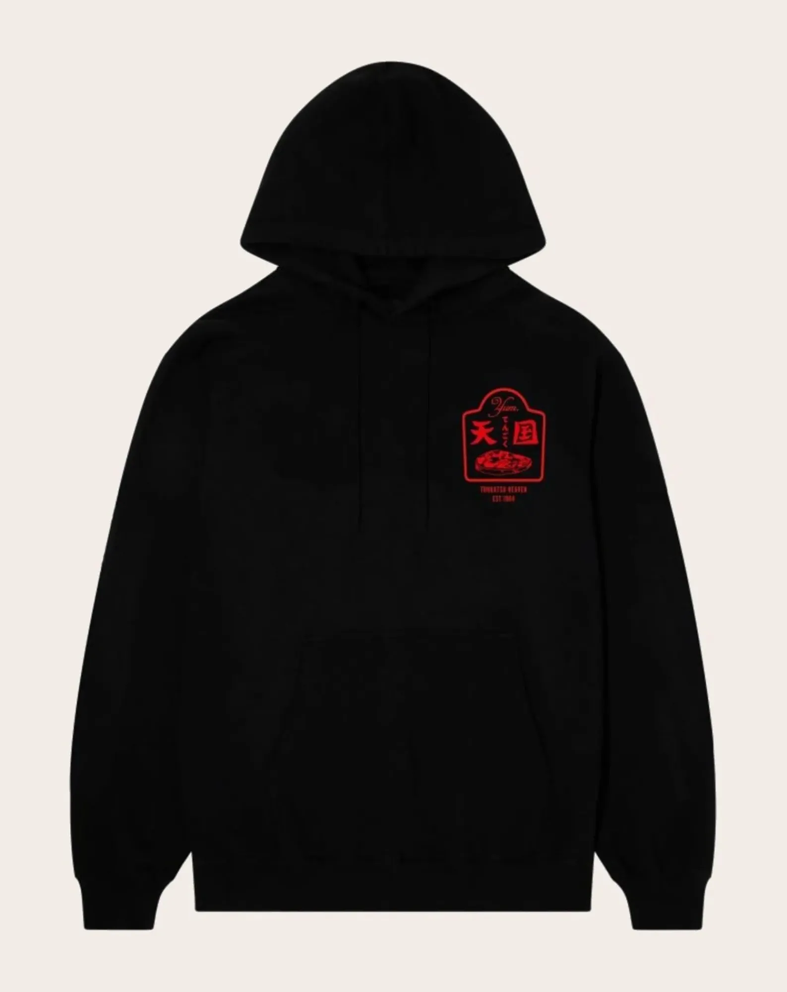 Edwin Sweats-Hoodie Tonkatsu Hoodie Sweat Cotton Noir