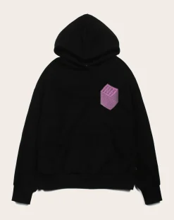TEE LIBRARY Sweats-Hoodie Who I am-Enthusiasm cotton Noir