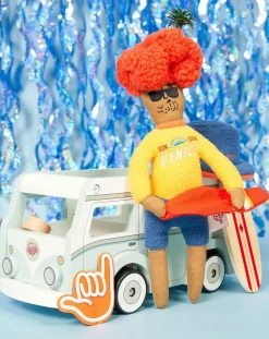 The Furry Folks Accessoires Animaux-Hooman Surfer digging toy Orange