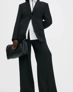 Filippa K Vestes, Manteaux-Hourglass single-breasted blazer in polyester Noir