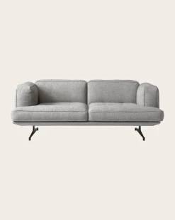 & Tradition Fauteuils, Canapés-Inland AV22 2-Seater Sofa, Black Base Gris