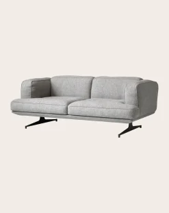 & Tradition Fauteuils, Canapés-Inland AV22 2-Seater Sofa, Black Base Gris