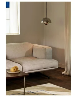 & Tradition Fauteuils, Canapés-Inland AV22 2-Seater Sofa, Black Base Beige