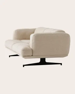 & Tradition Fauteuils, Canapés-Inland AV22 2-Seater Sofa, Black Base Beige