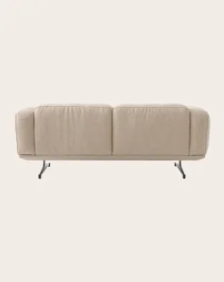 & Tradition Fauteuils, Canapés-Inland AV22 2-Seater Sofa, Black Base Beige