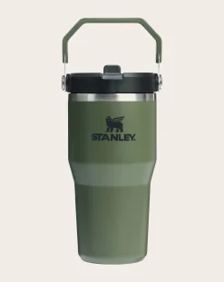 Stanley 1913 Gourdes, Lunch-Box-Insulated tumbler - IceFlow Flip Straw 2.0 Vert sapin
