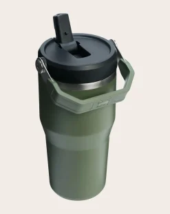 Stanley 1913 Gourdes, Lunch-Box-Insulated tumbler - IceFlow Flip Straw 2.0 Vert sapin