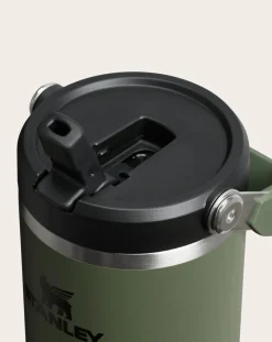 Stanley 1913 Gourdes, Lunch-Box-Insulated tumbler - IceFlow Flip Straw 2.0 Vert sapin