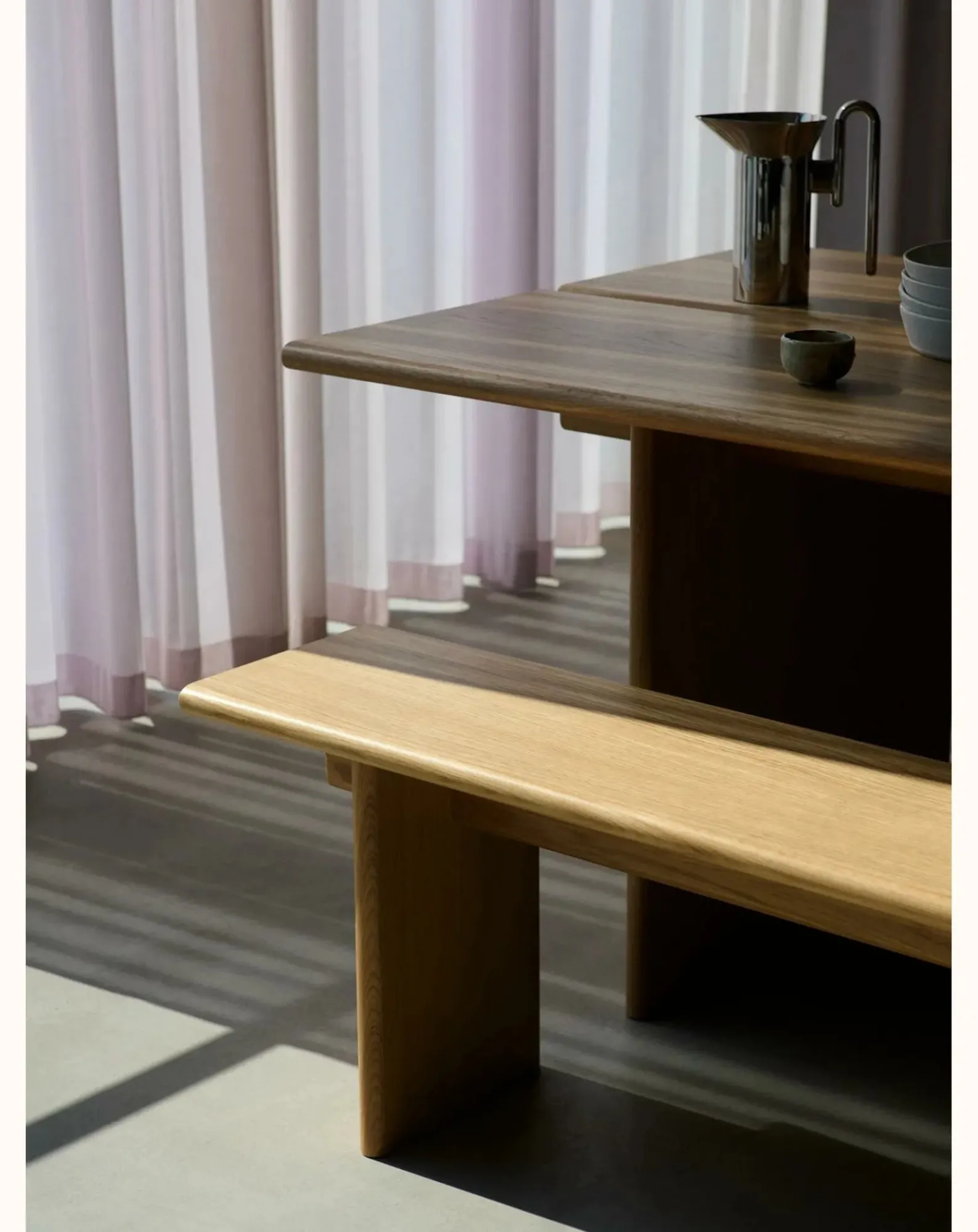 & Tradition Chaises, Tabourets-Ita OS5 bench Chêne clair
