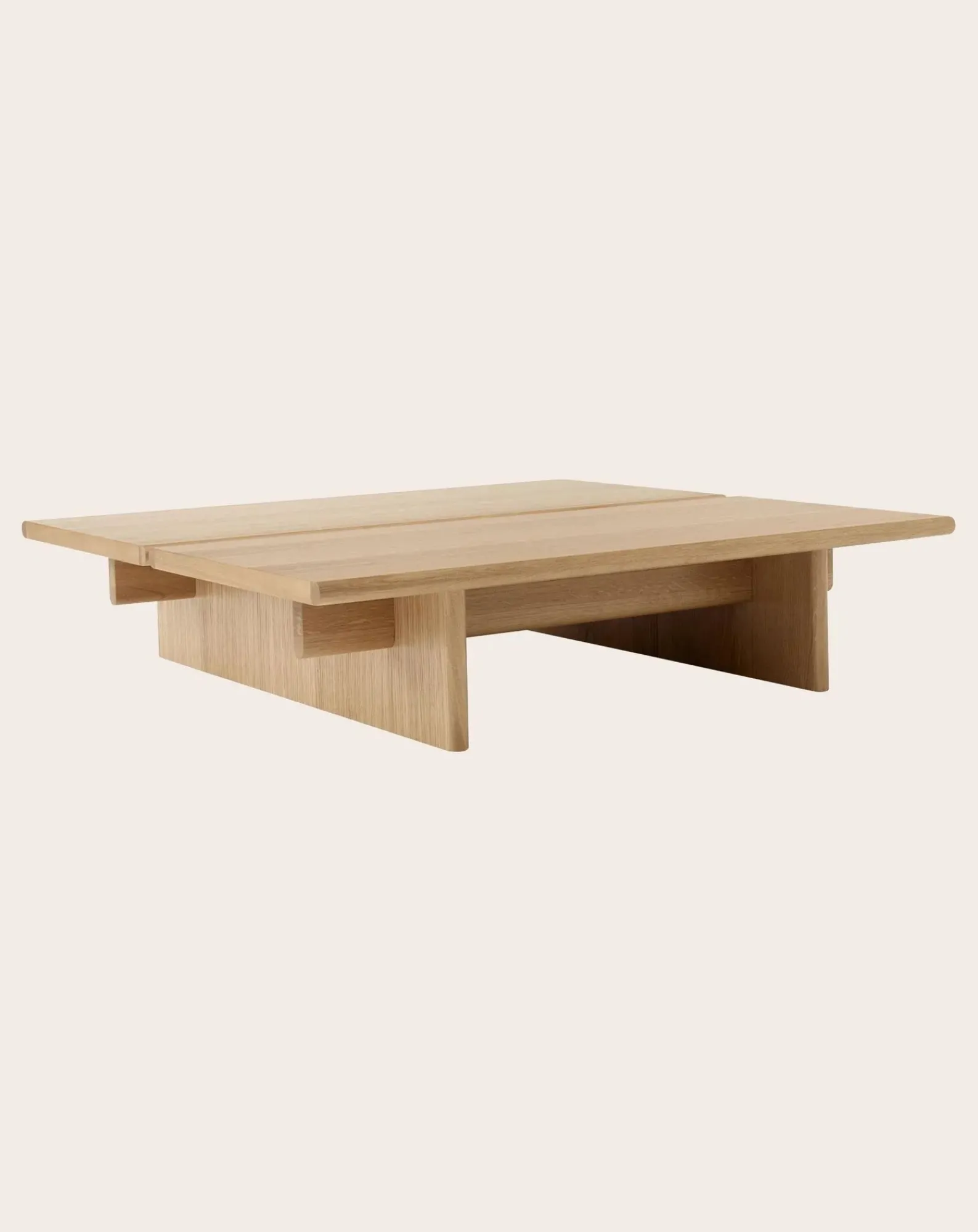 & Tradition Tables, Bureaux-Ita OS4 coffee table Chêne clair