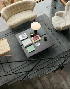 & Tradition Tables, Bureaux-Ita OS4 coffee table Chêne Foncé