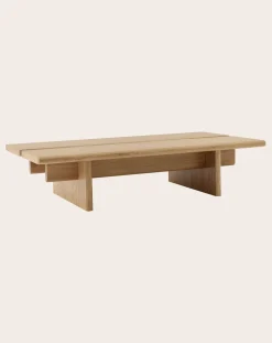 & Tradition Tables, Bureaux-Ita OS3 coffee table Chêne clair