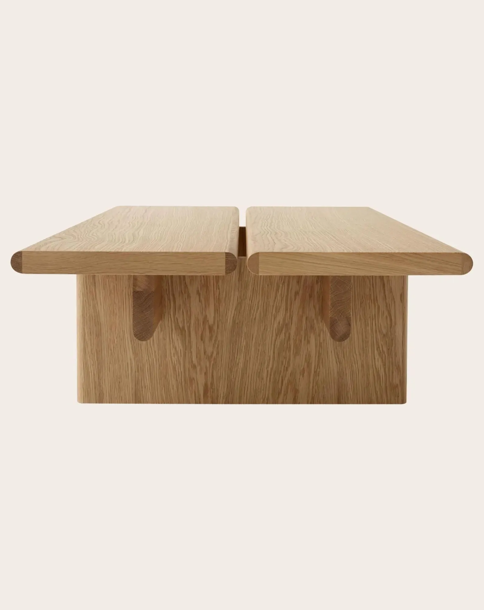 & Tradition Tables, Bureaux-Ita OS3 coffee table Chêne clair