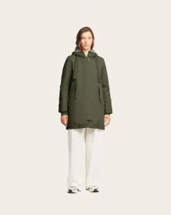 g-lab Vestes, Manteaux-Ivy parka Vert kaki