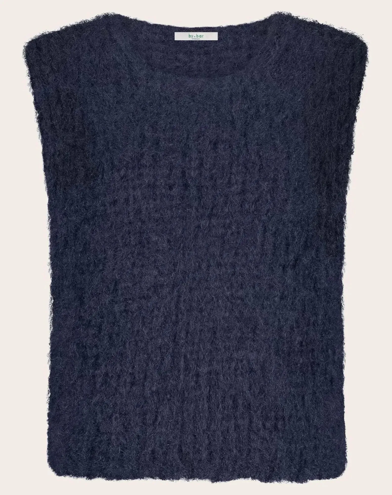 By Bar Pulls, Gilets-James Spencer Mohair Sleeveless Sweater Bleu nuit