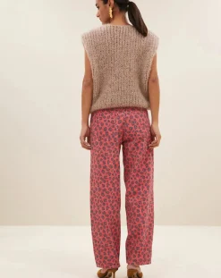 By Bar Pulls, Gilets-James Spencer Mohair Sleeveless Sweater Beige