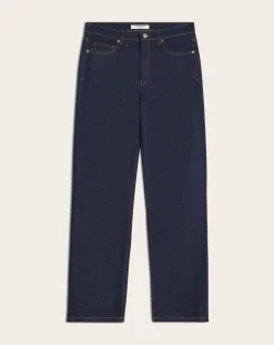 Maison Kitsuné Pantalons, Jeans-Jean Droit Bleu indigo