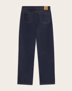 Maison Kitsuné Pantalons, Jeans-Jean Droit Bleu indigo