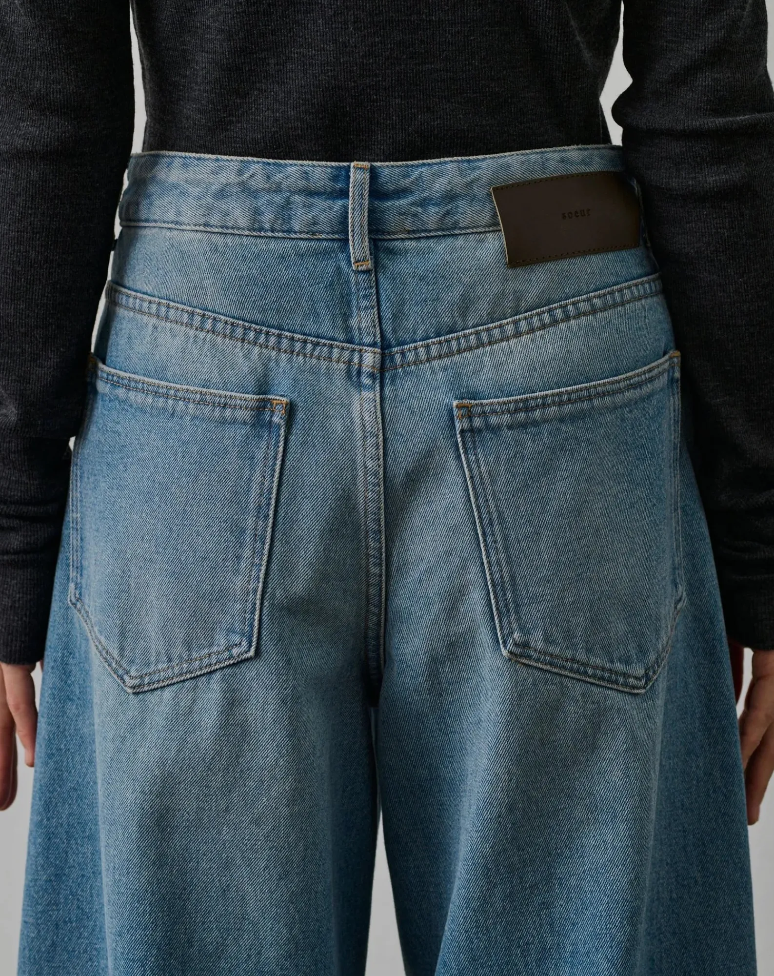 Soeur Pantalons, Jeans-Jean Eliott Bleu délavé