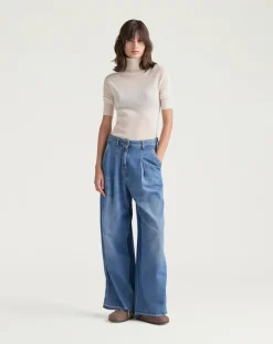 Momoni Pantalons, Jeans-Jean Oak Bleu