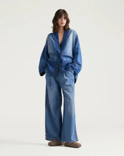 Momoni Pantalons, Jeans-Jean Oak Bleu
