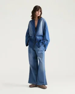 Momoni Pantalons, Jeans-Jean Oak Bleu