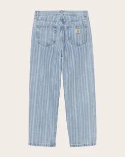 Carhartt WIP Pantalons, Jeans-Jean Rylan Hampton Striped Denim bleached