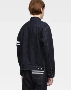 MOMOTARO JEANS Vestes, Manteaux-Jeans 002 Classic Cotton Jacket Bleu indigo
