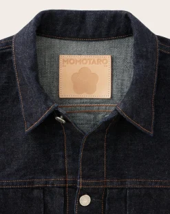 MOMOTARO JEANS Vestes, Manteaux-Jeans 002 Classic Cotton Jacket Bleu indigo