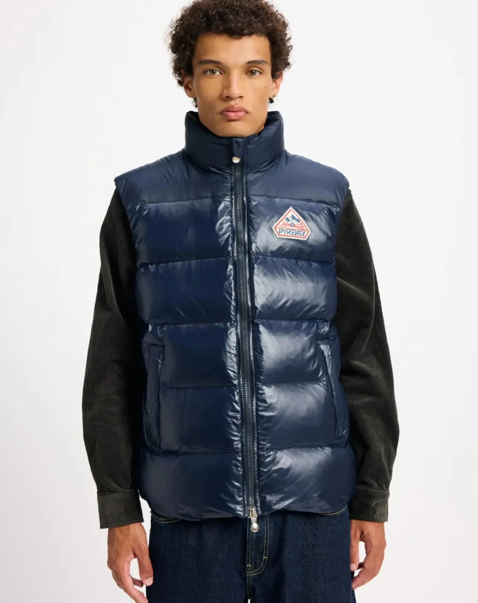 Pyrenex Vestes, Manteaux-John sleeveless down jacket Vert kaki