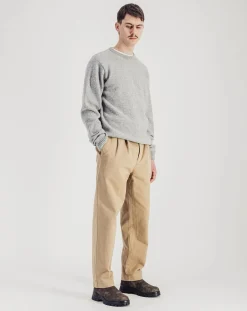 Parages Pulls, Gilets-Jonas Superfine Merino Wool Sweater Gris chiné
