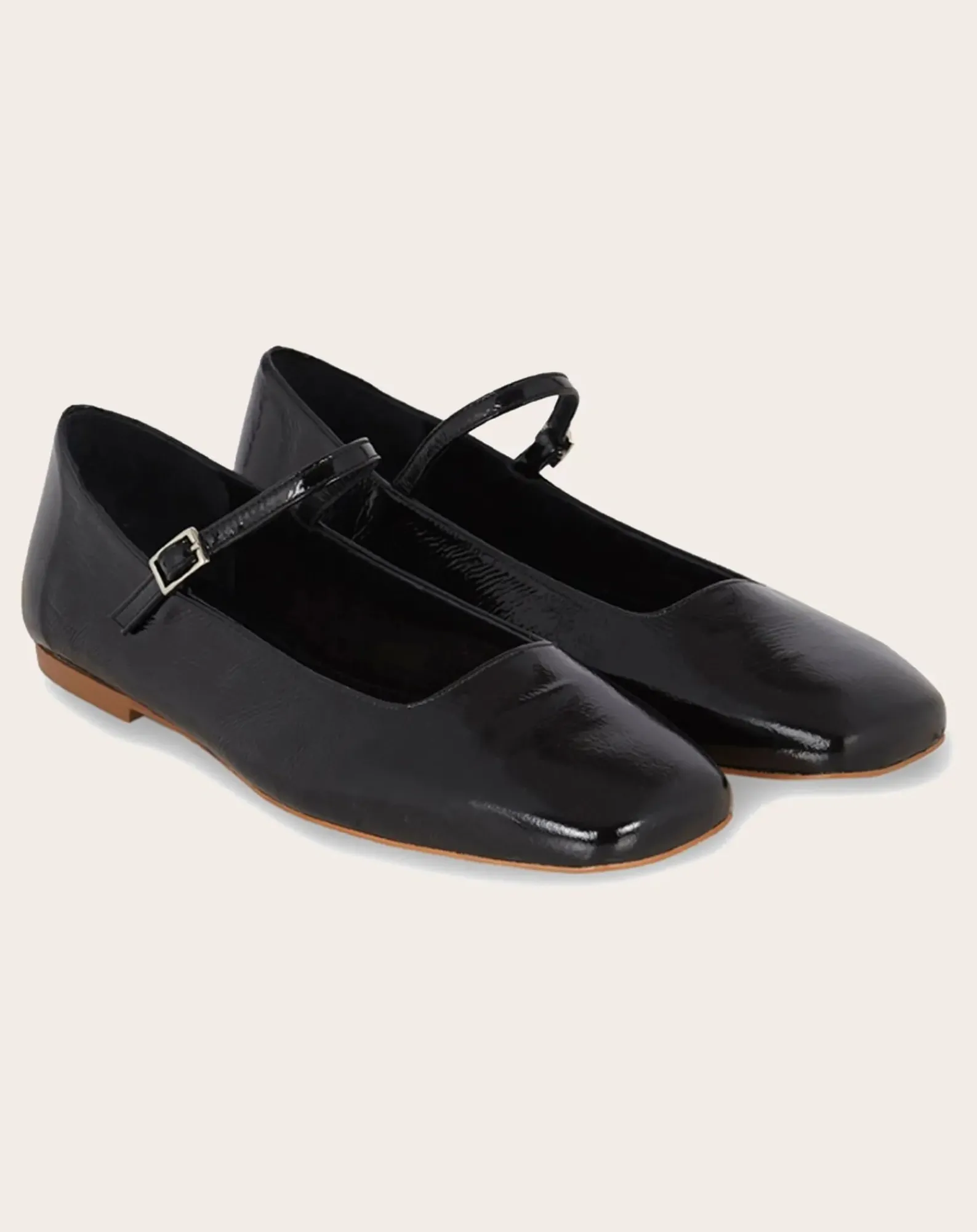 Augusta Ballerines-Julieta patent ballerinas Noir