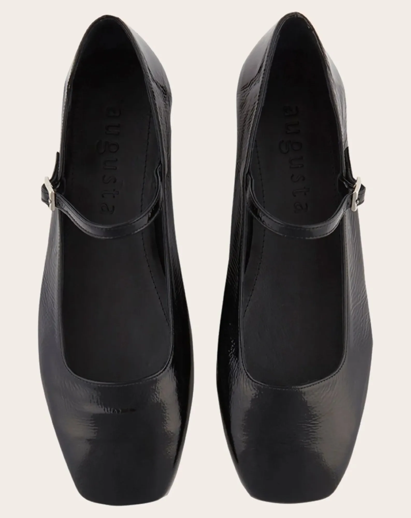 Augusta Ballerines-Julieta patent ballerinas Noir