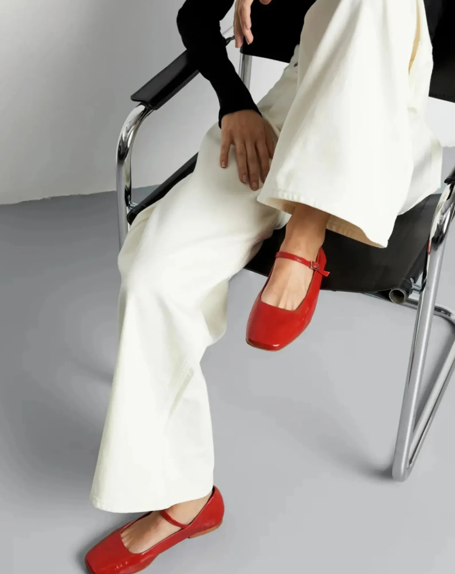 Augusta Ballerines-Julieta patent ballerinas Rouge