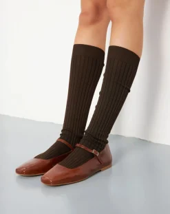 Augusta Ballerines-Julieta patent ballerinas Marron