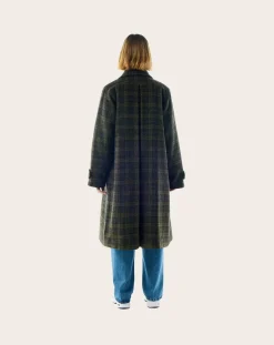BELLEPIECE Vestes, Manteaux-Keith Carreaux Virgin Wool Coat Ocre