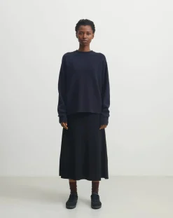 FUB Pulls, Gilets-Lambswool Sweater - Women's Collection Bleu marine