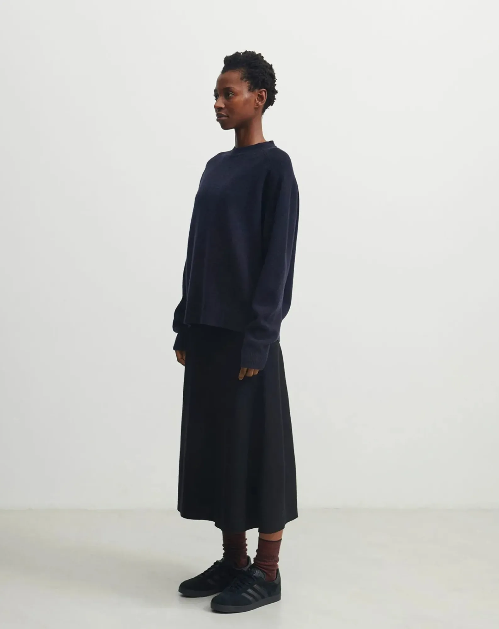 FUB Pulls, Gilets-Lambswool Sweater - Women's Collection Bleu marine