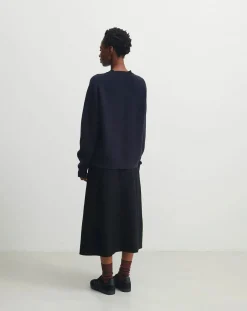 FUB Pulls, Gilets-Lambswool Sweater - Women's Collection Bleu marine