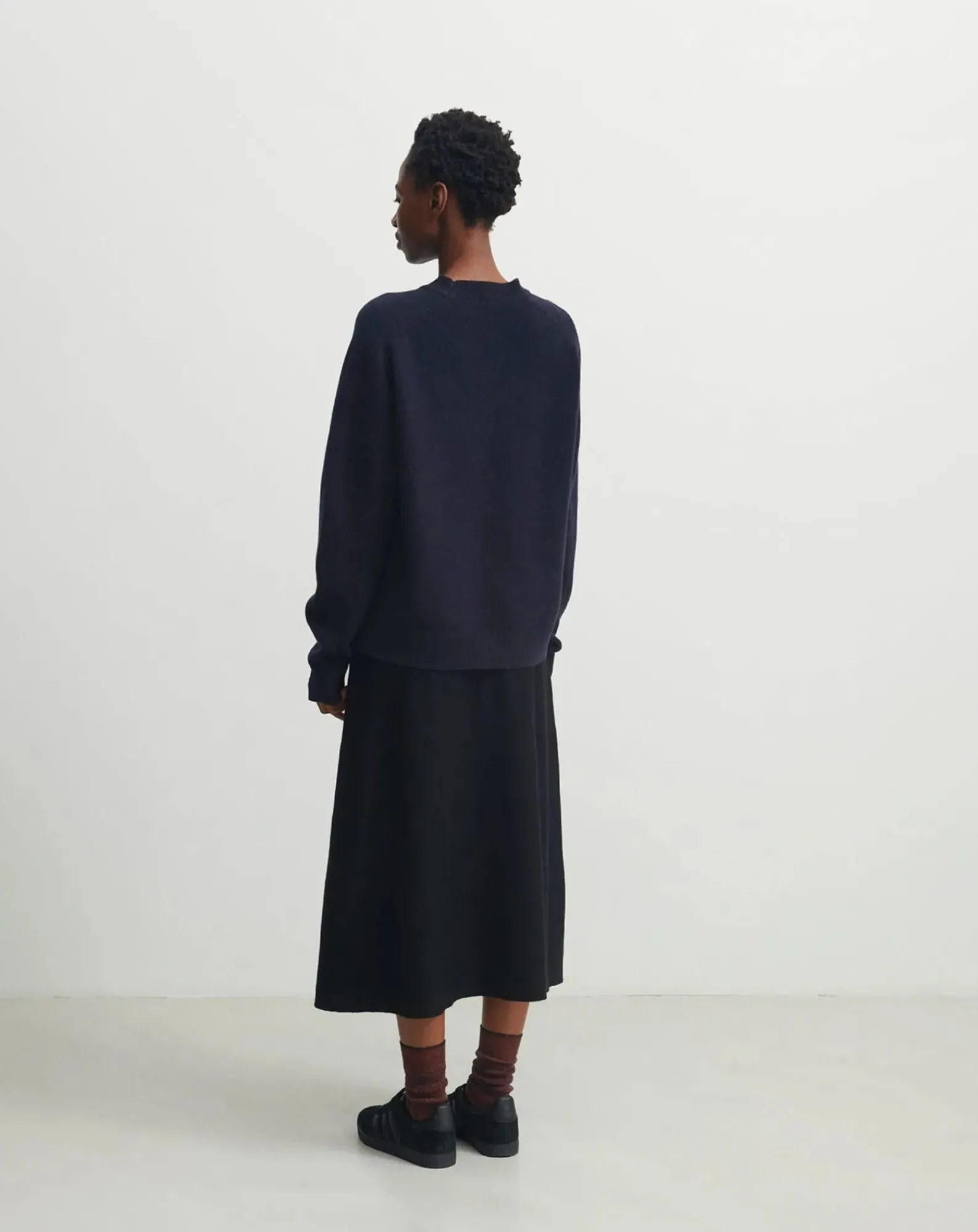 FUB Pulls, Gilets-Lambswool Sweater - Women's Collection Bleu marine