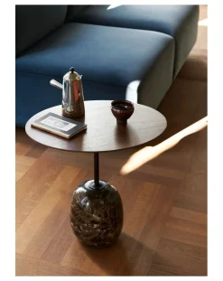 & Tradition Tables, Bureaux-Lato LN9 Coffee Table, Walnut Top Noyer