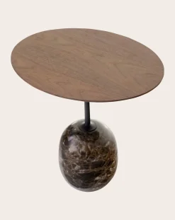& Tradition Tables, Bureaux-Lato LN9 Coffee Table, Walnut Top Noyer