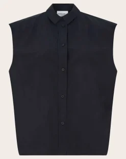 Smallable Woman Blouses, Chemises-Laura Sleeveless Shirt Noir