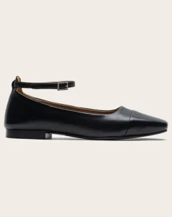 Lachoix Ballerines-Leather ballerinas Noir