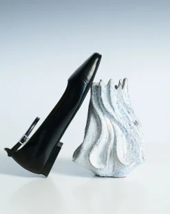 Lachoix Ballerines-Leather ballerinas Noir