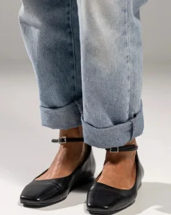 Lachoix Ballerines-Leather ballerinas Noir