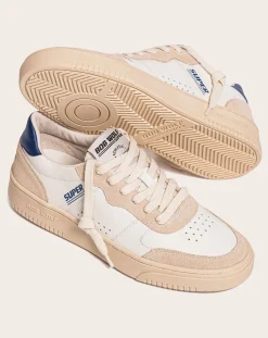 Bob Wolf Baskets-Legacy '76 Leather and Suede Sneakers Sable