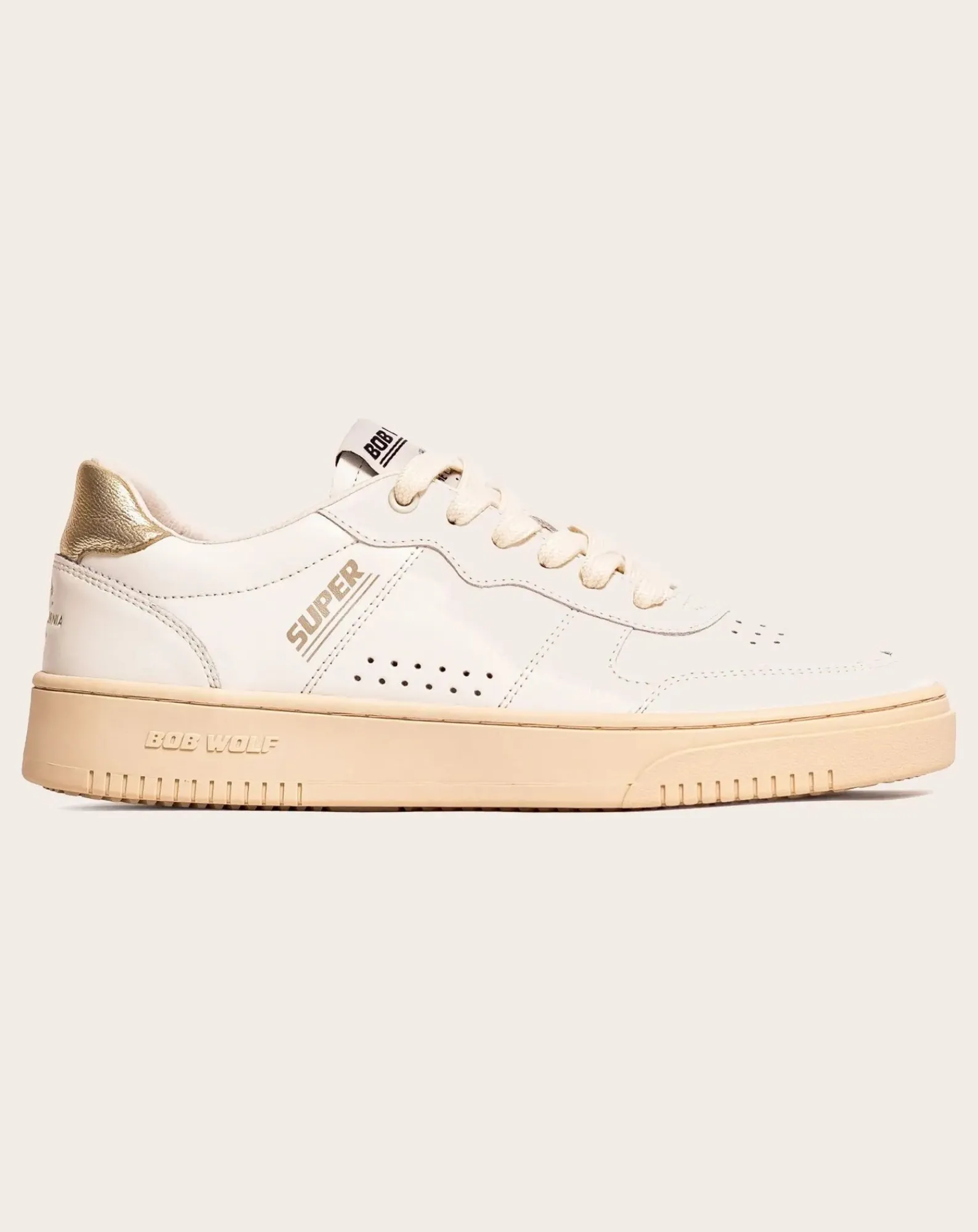Bob Wolf Baskets-Legacy '76 Leather Sneakers Doré